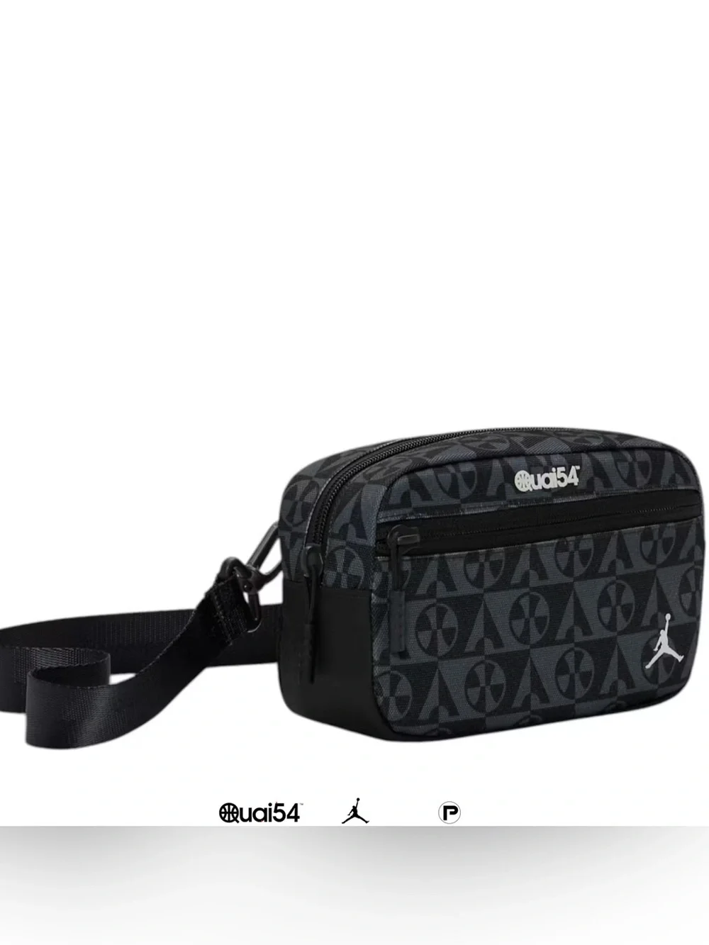 Jordan QUAI 54 Camera Shoulder Bag • Off Noir Black • 2024